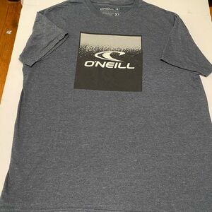 O'Neill Gray Short Sleeve Tee with Logo